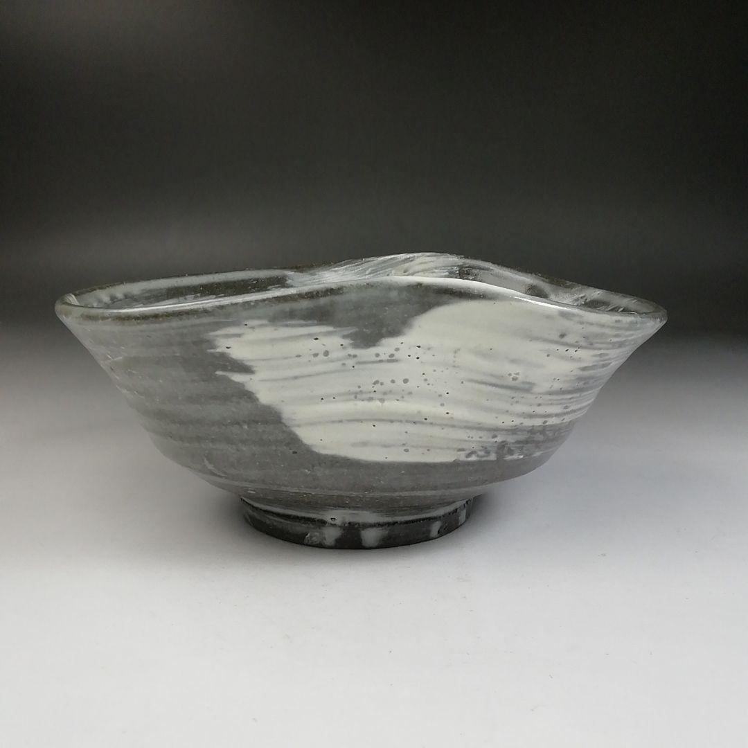 Ｗ８８　茶碗　『刷毛目茶碗』『高橋道八 造』　木箱　抹茶碗　茶道具