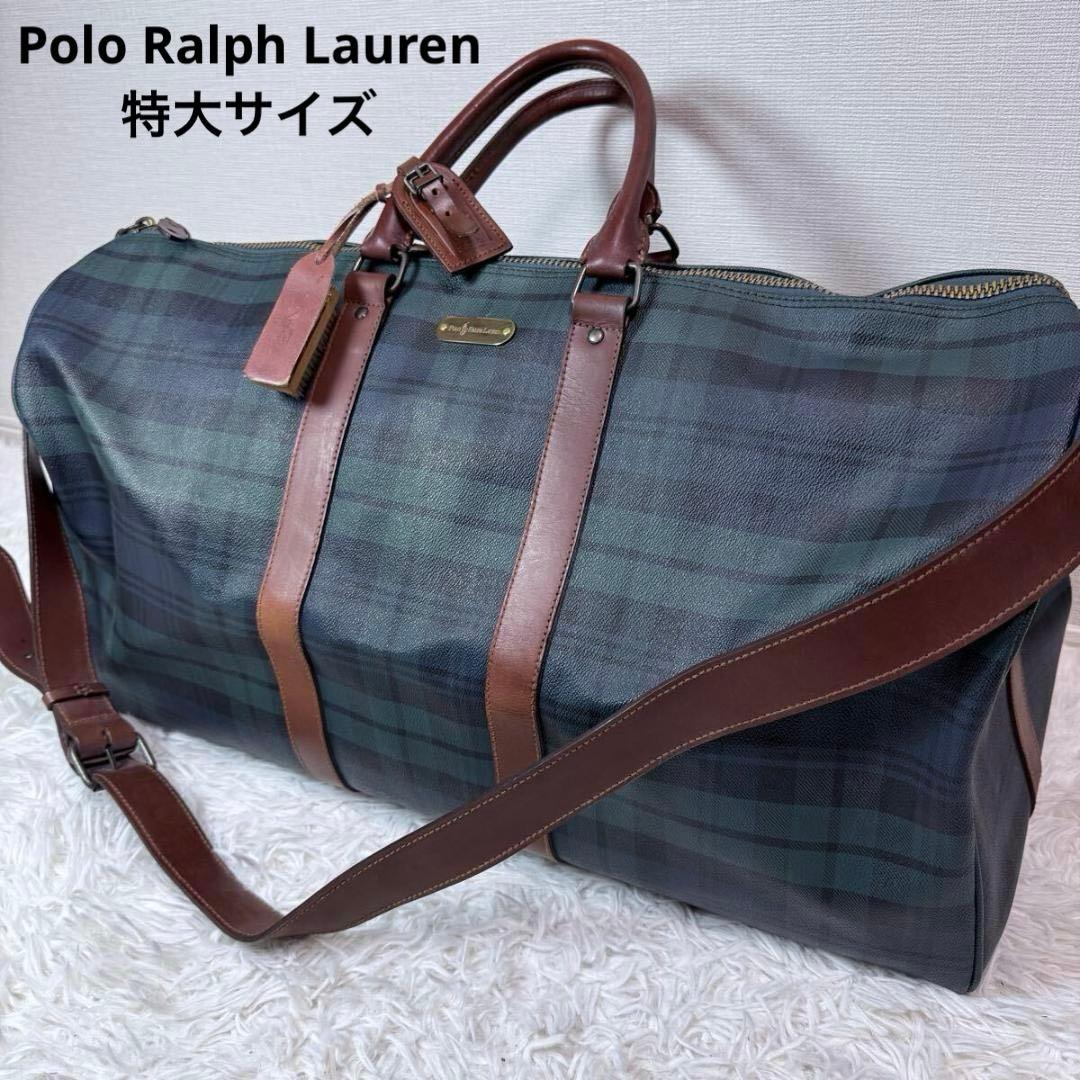 美品 ポロラルフローレン ボストンバッグ 超特大 希少 ビンテージ 3泊4日