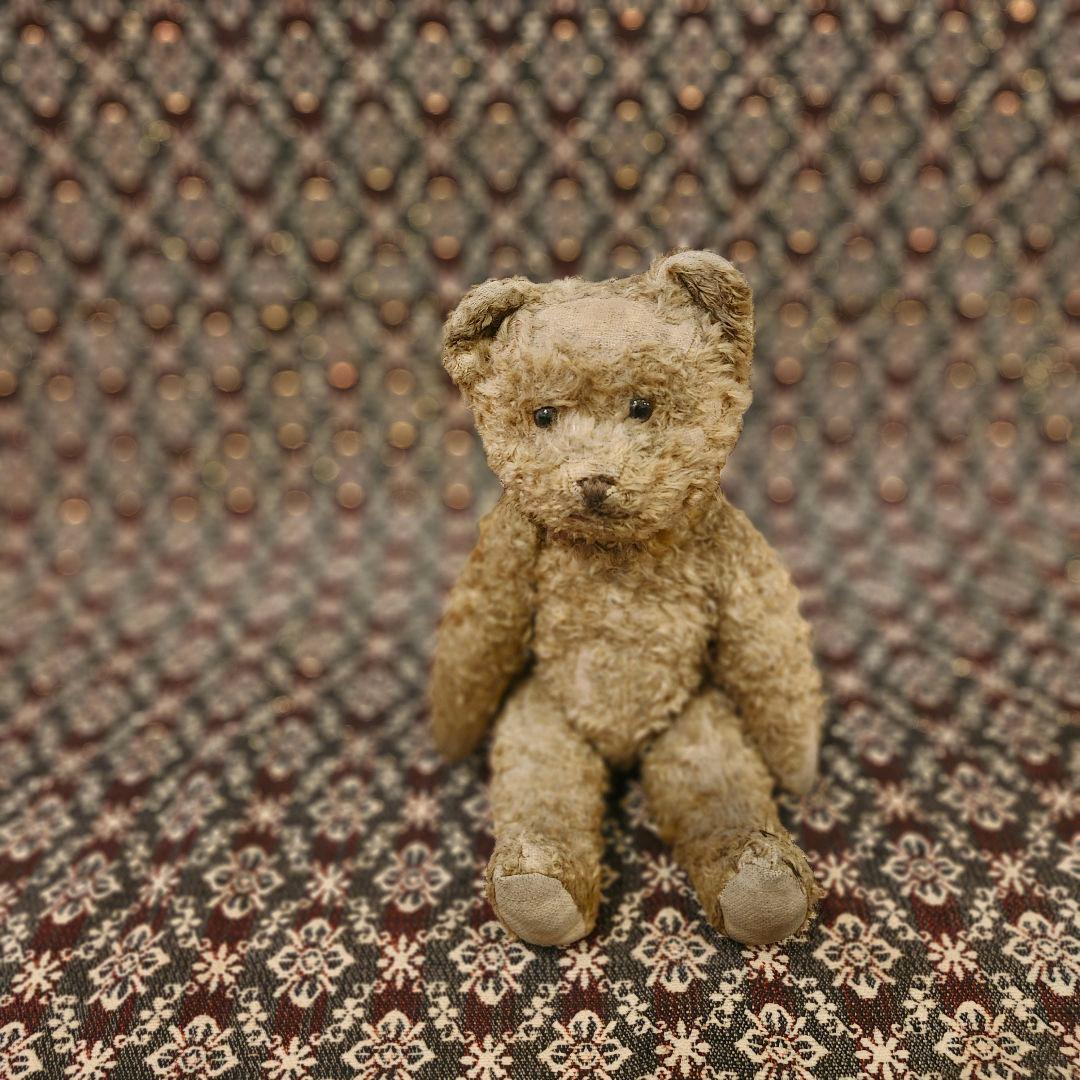 英国 イギリス アンティーク 静かな表情 テディベア こぐま 西洋骨董