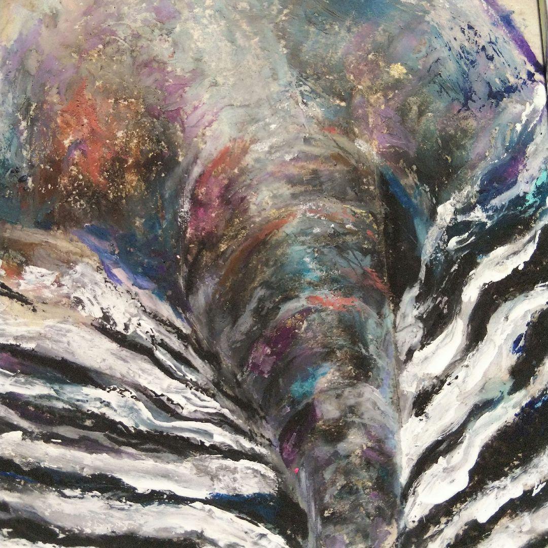 オカピ シマウマ キリン 鹿 原画 アート 絵画 画家  現代アート インテリア