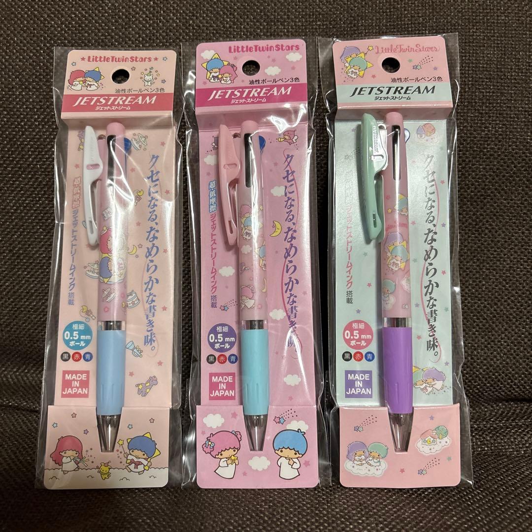 未開封　キキララ　ジェットストリーム　ボールペン　3本