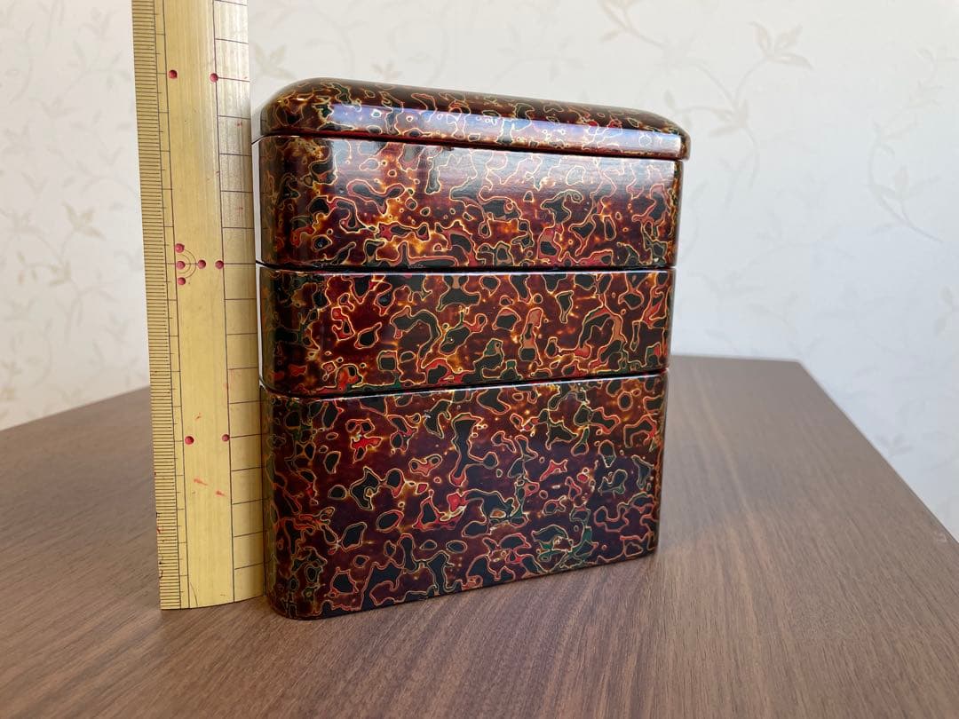 津軽塗 重箱 3段 【未使用】