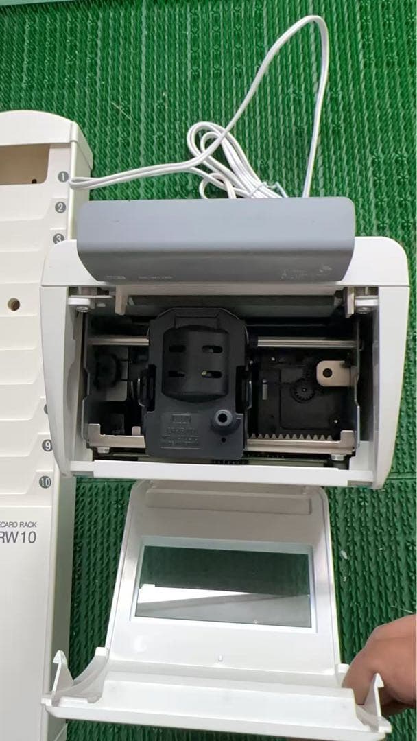 マックス 電子タイムレコーダー電波時計付き　ER-80SUW