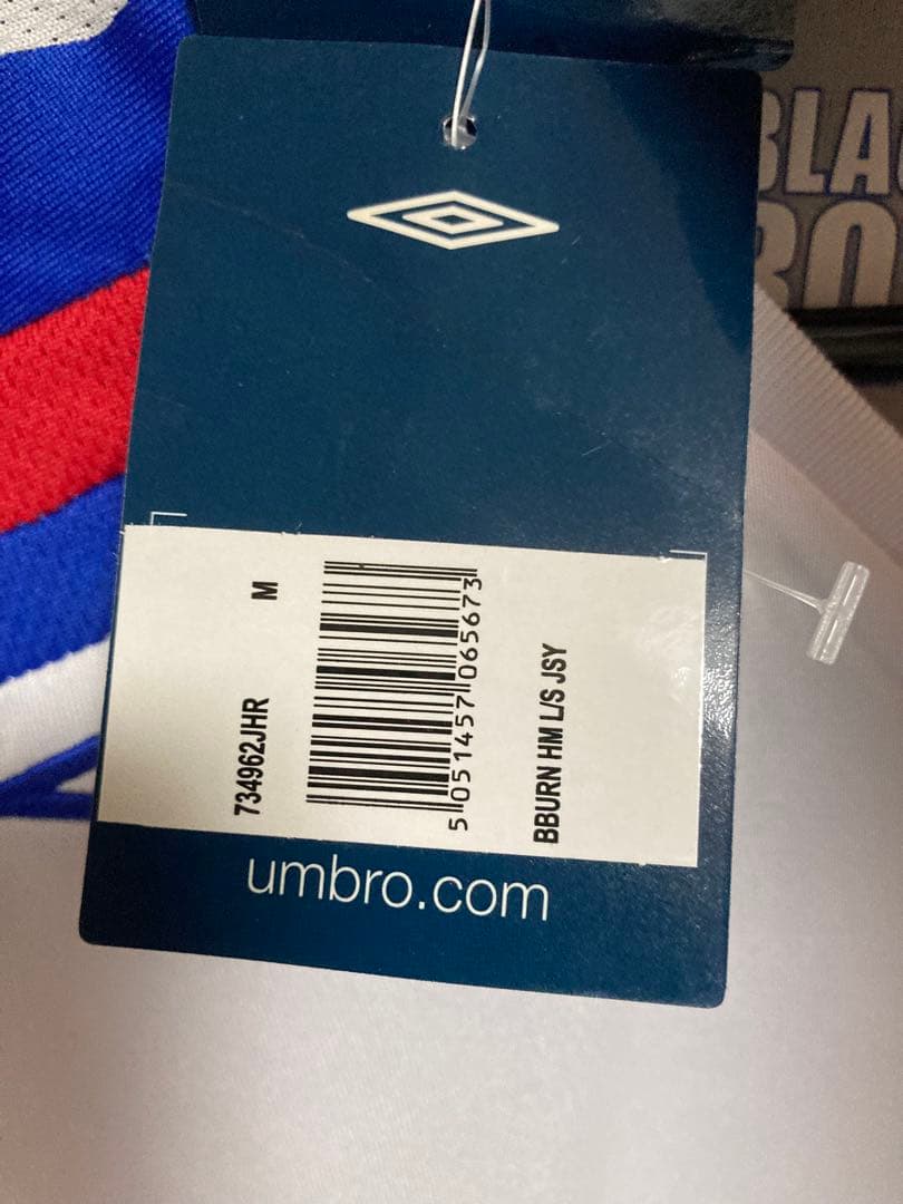 アンブロ　ブラックバーン　長袖ユニホーム　US Mサイズ 未使用品