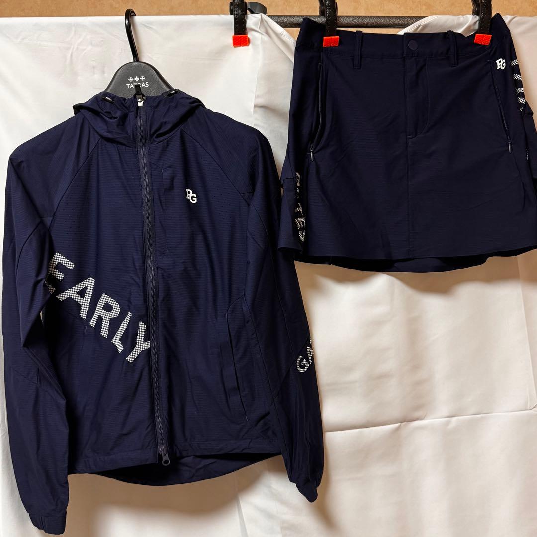 パーリーゲイツ セットアップ ネイビー Sサイズ