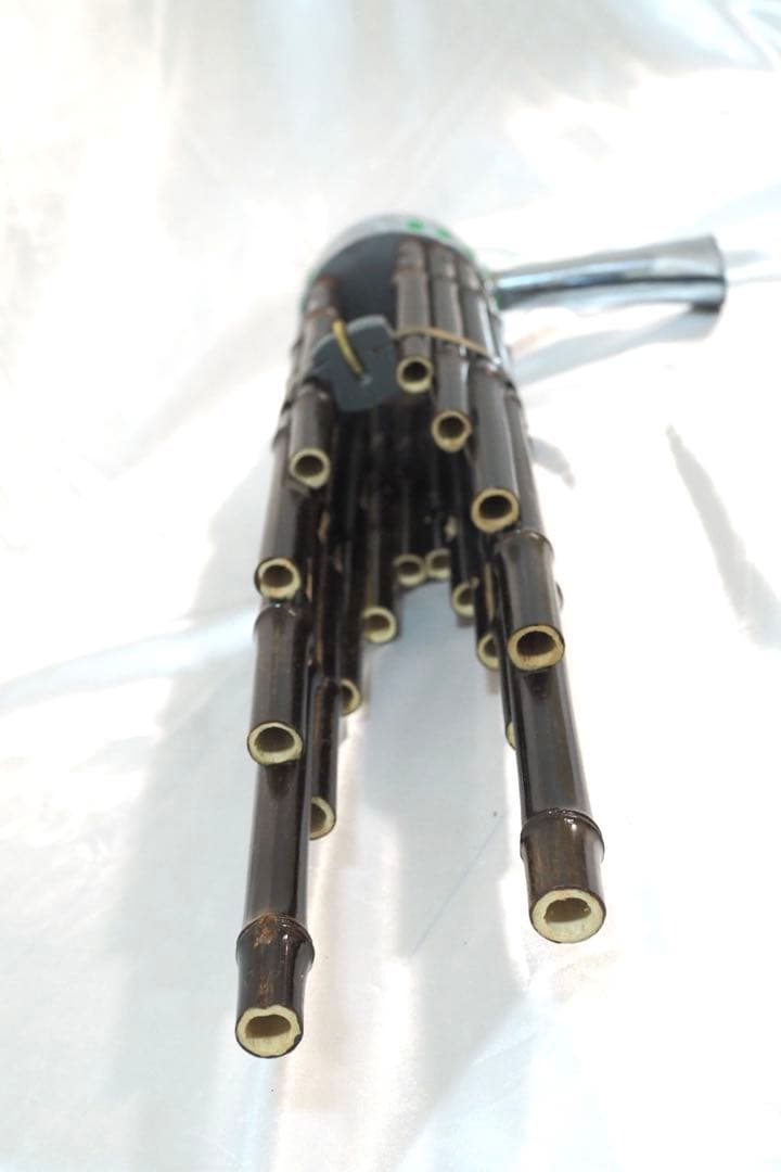 竹製 雅楽 古楽器 笙 しょう ケース付き 楽器