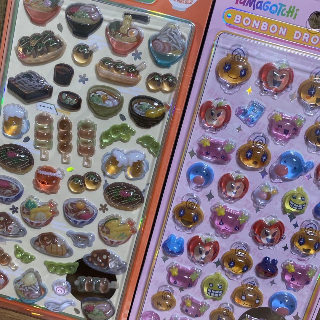 【正規品】ボンボンドロップシール　プチドロップステッカー　うるちゅる　8点