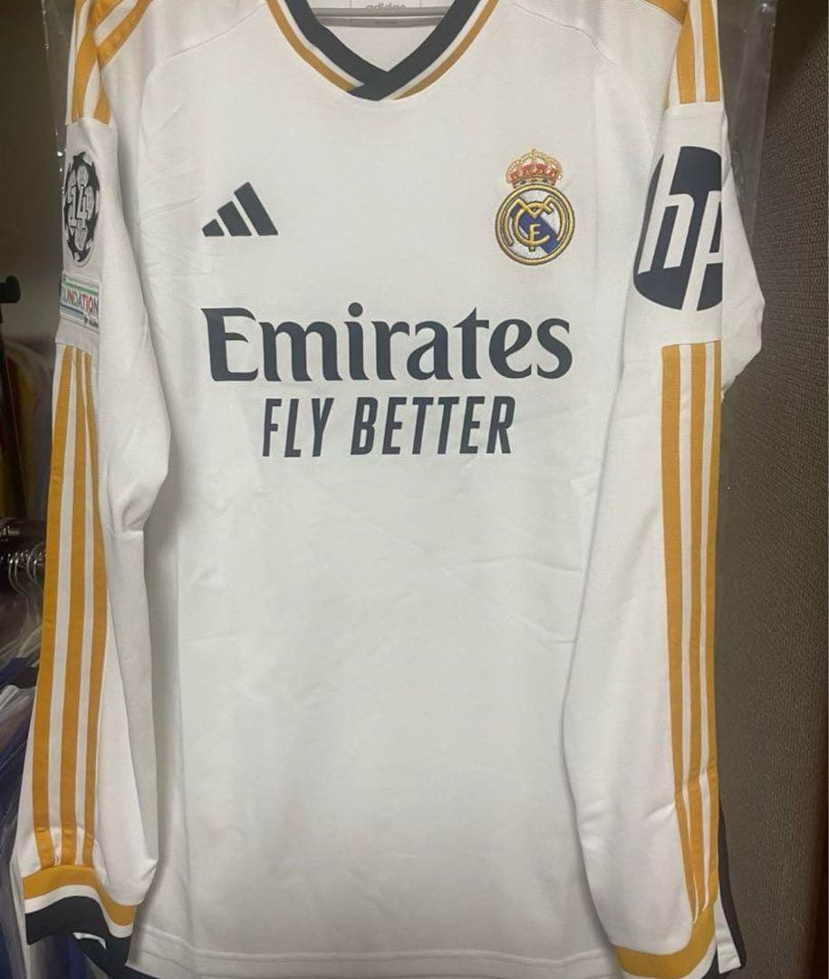 23-24レアル・マドリード 1st ベリ ンガム 長袖