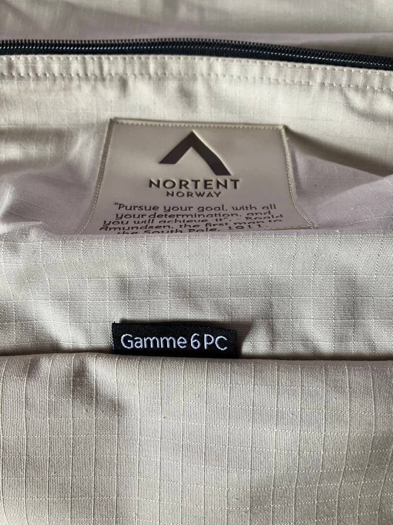 【NORTENT】gamme6pc(ベージュ)&グランドシートセット