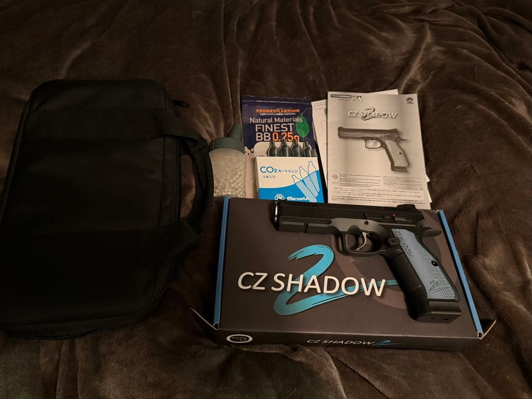 再値下げ　CZ SHADOW 2 ガスガン セット