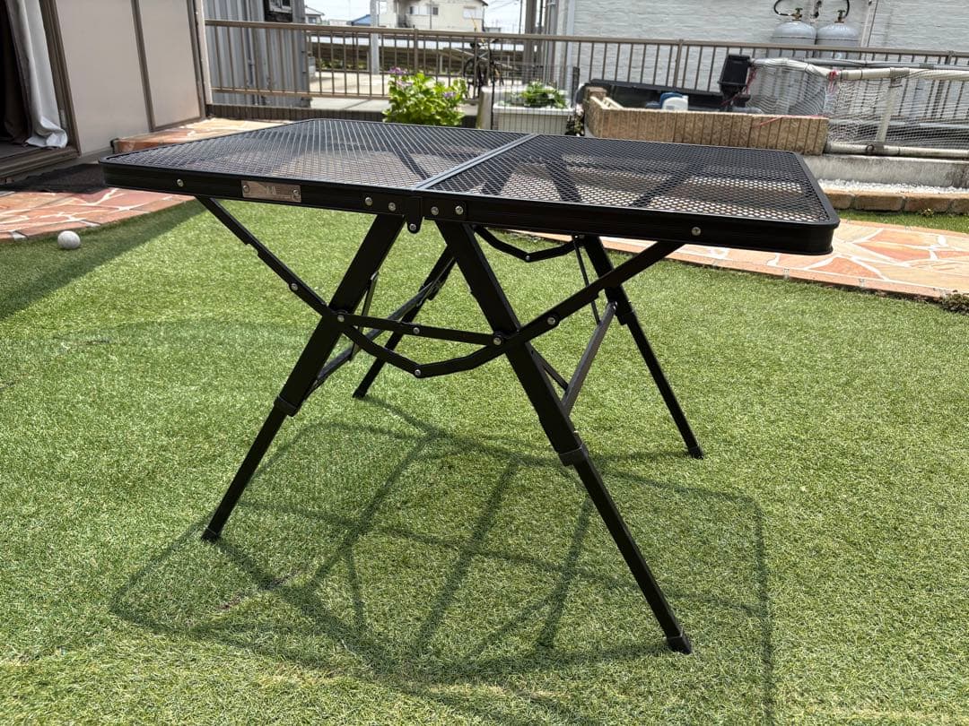 オガワ　3ハイ&ローテーブル タフメッシュ