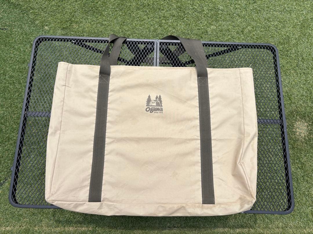 オガワ　3ハイ&ローテーブル タフメッシュ