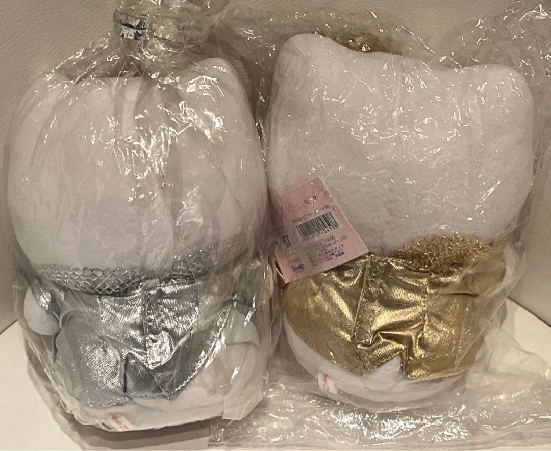 サンリオ　 キティ & ミミィ　ぬいぐるみ　金銀　2点セット 新品激レア1998