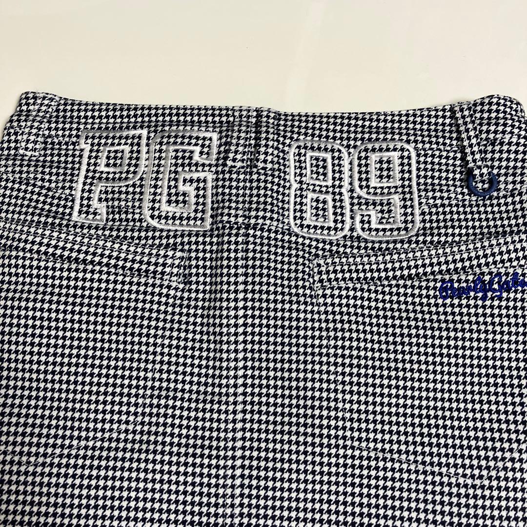 パーリーゲイツ　ネイビー　千鳥格子