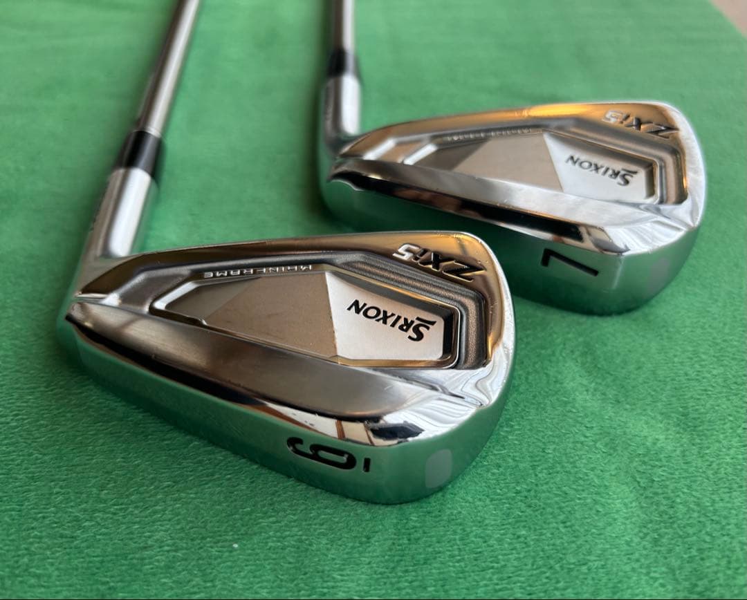 スリクソンzxi5 スチールファイバーi80cw（Ｒ） 6〜PW（5本セット）