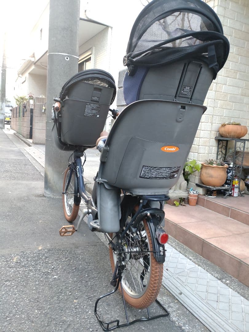 配送可★直接引渡可カスタム【Gyuttoギュット】電動アシスト自転車子供乗３人乗