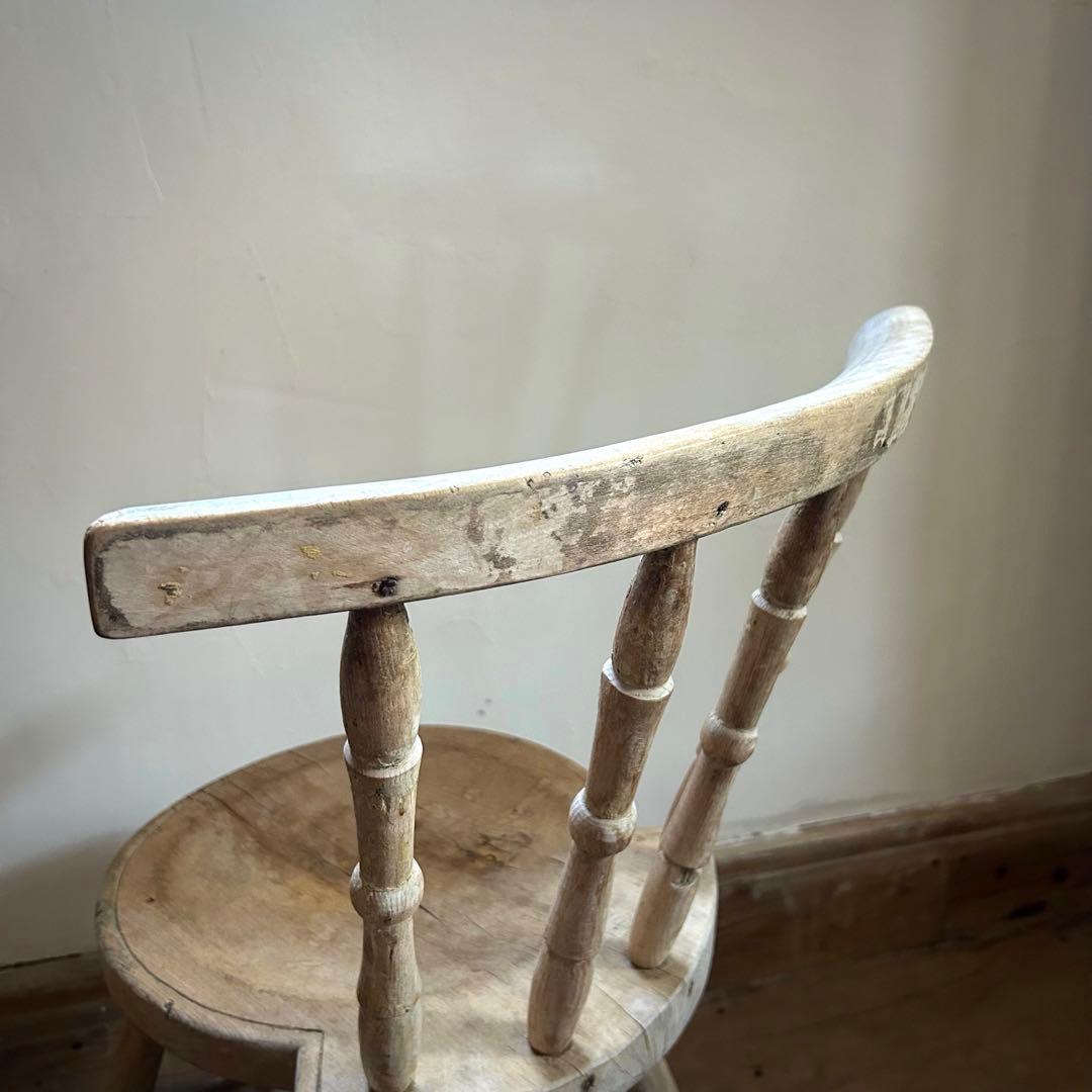 フランスアンティーク ボウバックチェア カフェチェア 1800年代