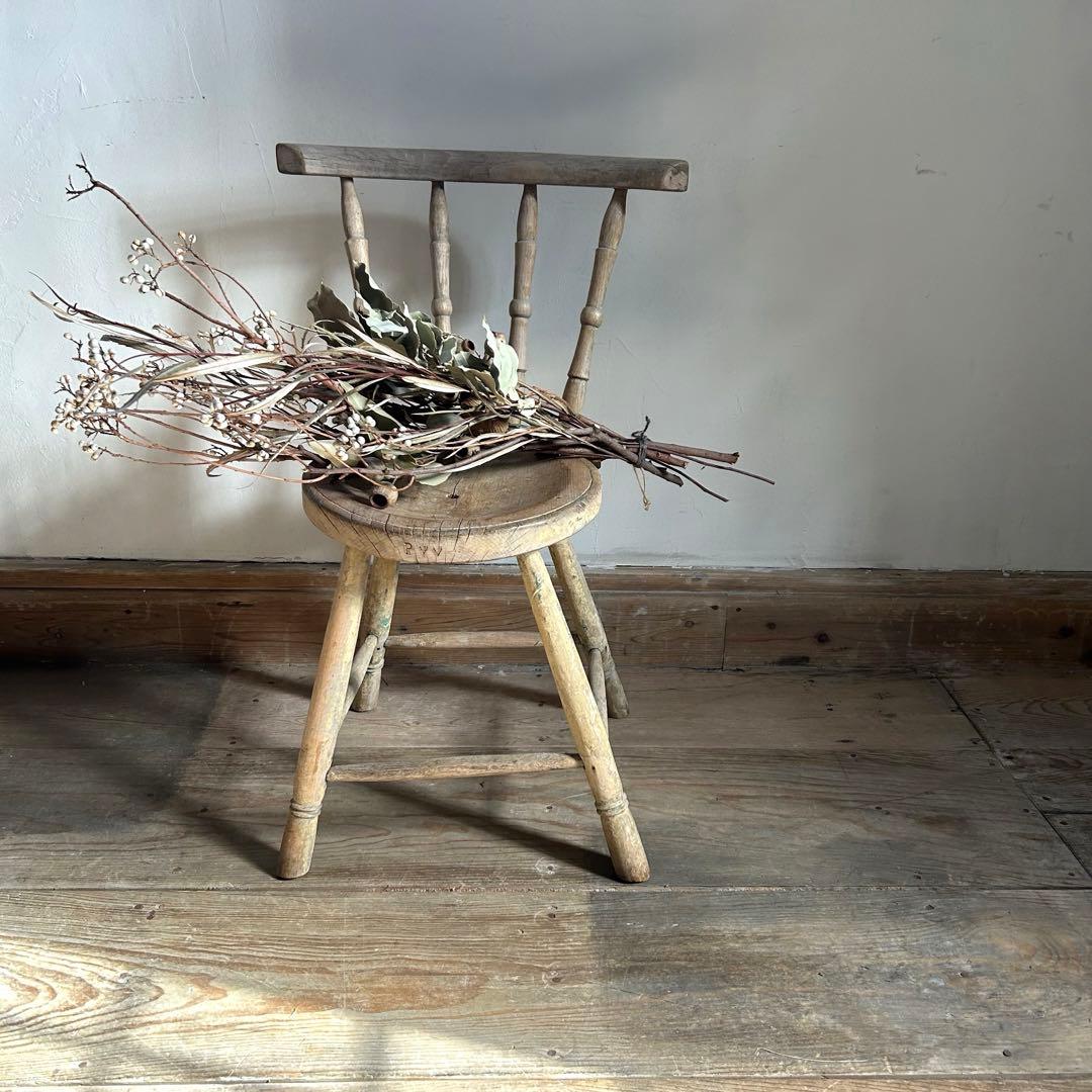 フランスアンティーク ボウバックチェア カフェチェア 1800年代