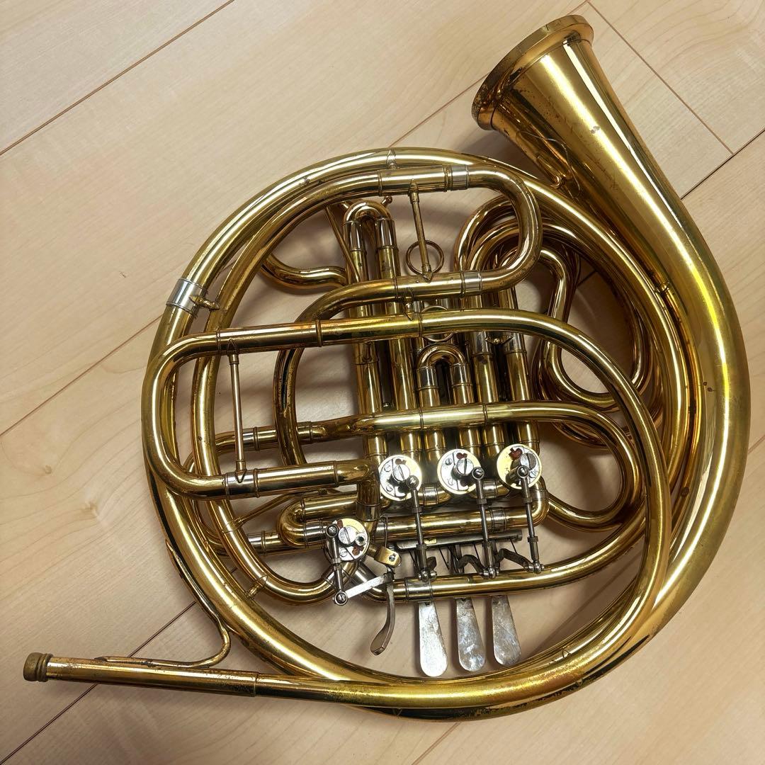 【sy】ケルントナー　フルダブルホルン　ケース付き