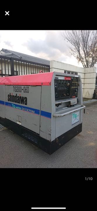 コロナに負けるな！Shindaiwa　DGT270M TIG溶接 .発電