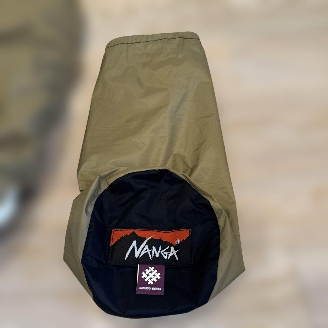 NANGA【お犬様シュラフ】寝袋 ベージュ/ブラック