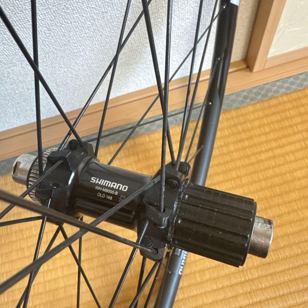 SHIMANO XT 完組ホイール前後　27.5 F100 R148