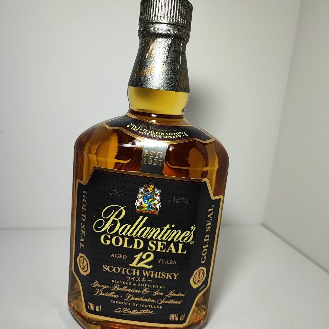 ウイスキー　バランタイン12年　ローヤルクラウン　1975