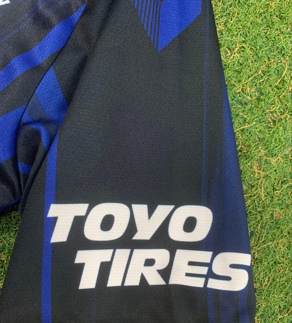 ガンバ大阪 2025 長袖レプリカシャツ　M-L ホーム　青×黒