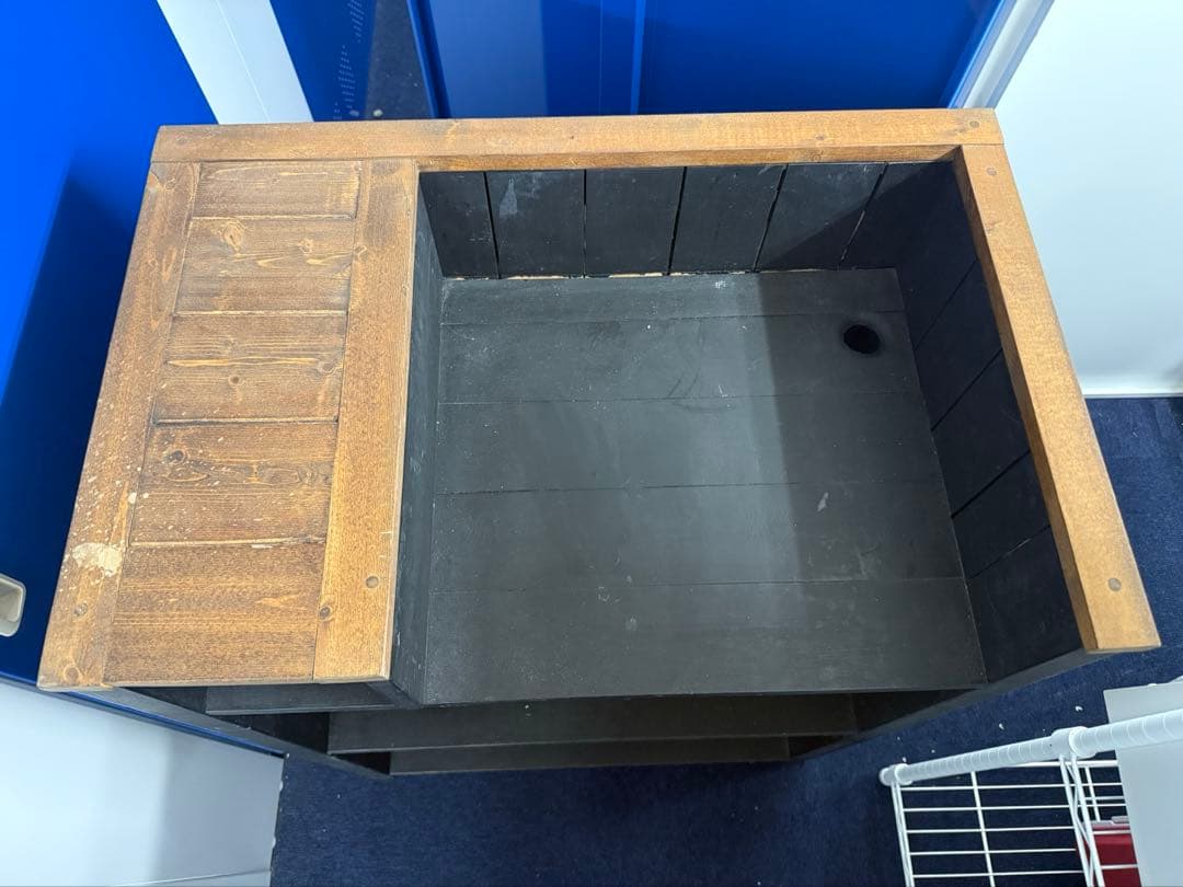 カウンター木製　ハンドメイド日本製