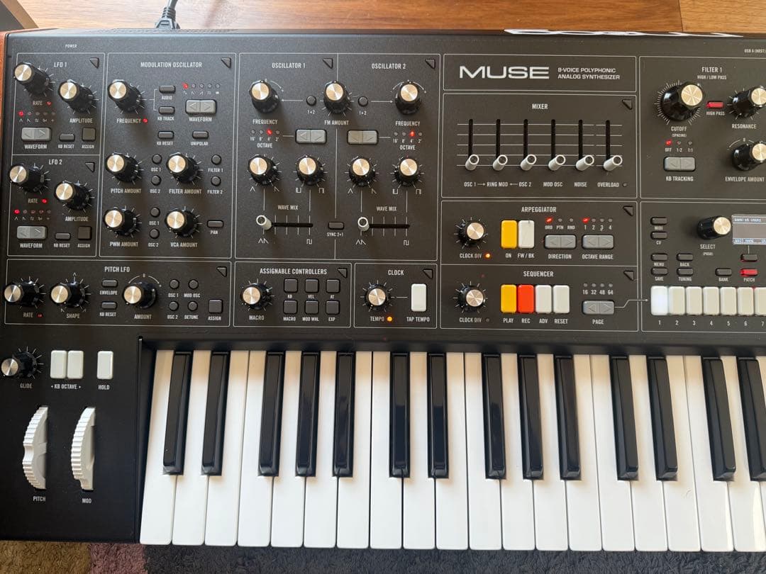 Moog Muse アナログシンセサイザー Fatar61鍵セミウェイテッド鍵盤