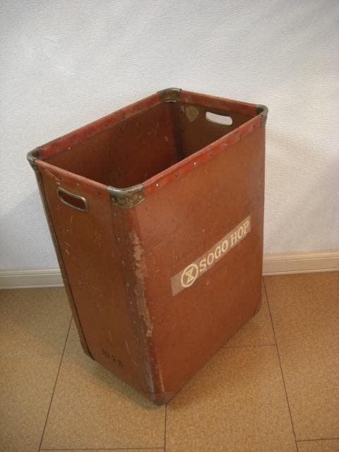 ◆SOGO HOP 段ボール回収ケース◆当時物◆ボテ箱◆