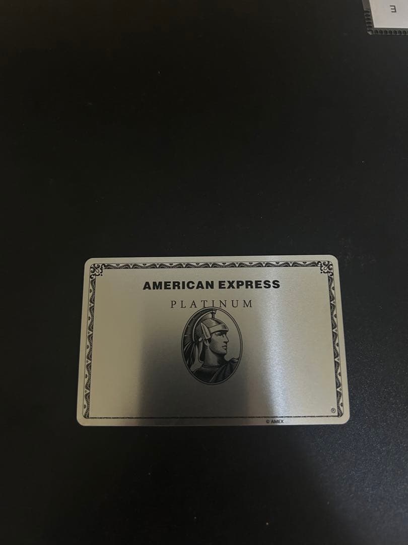【米国版新品】アメックス　ミラー　カード　ノベルティプラチナ　５枚