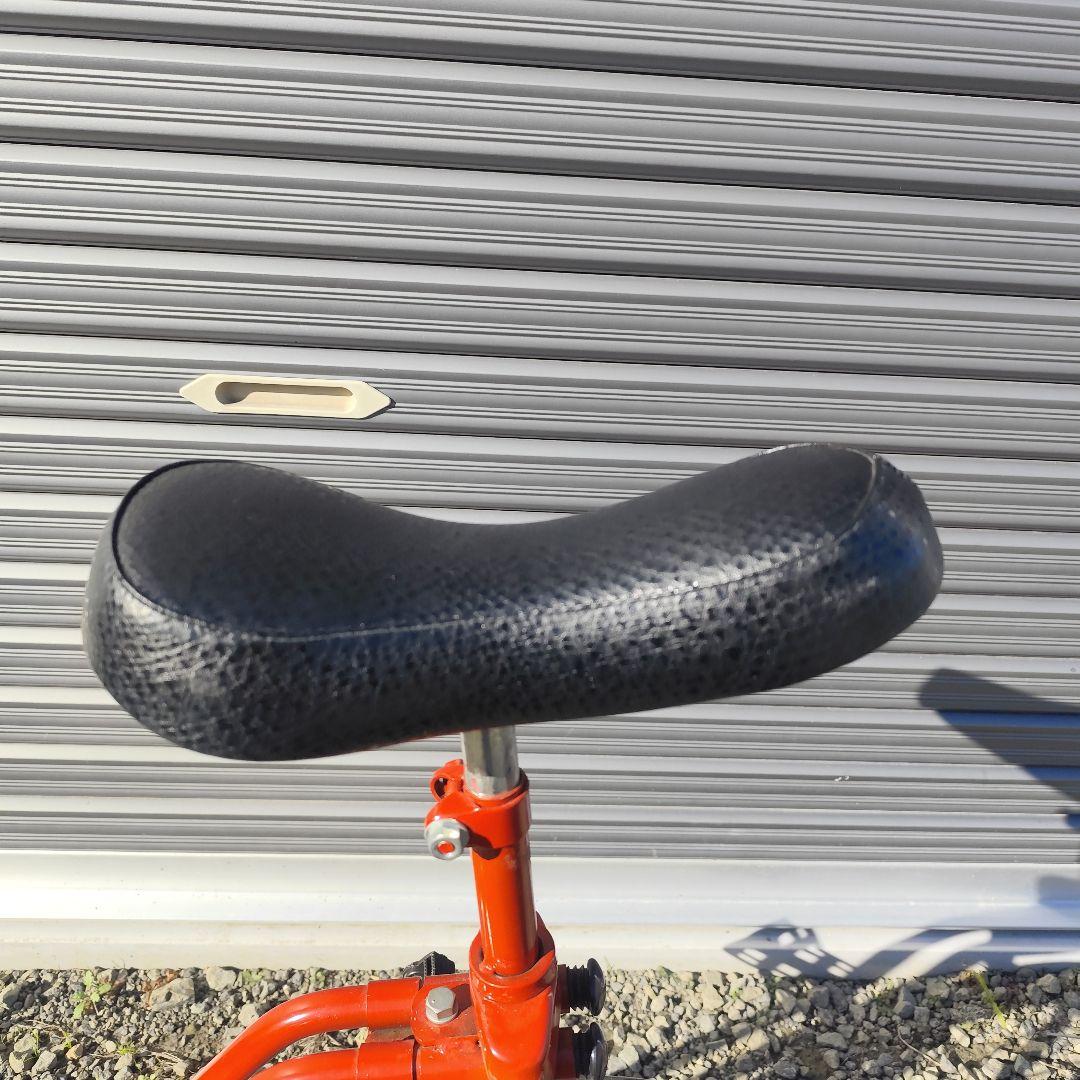 レア 珍品 補助輪付き １輪車 いちりんしゃ 赤