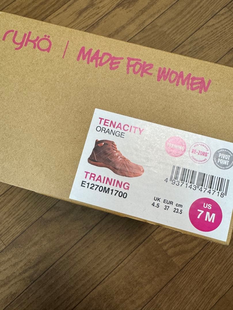 ryka テナシティー 23.5cm US7 オレンジ