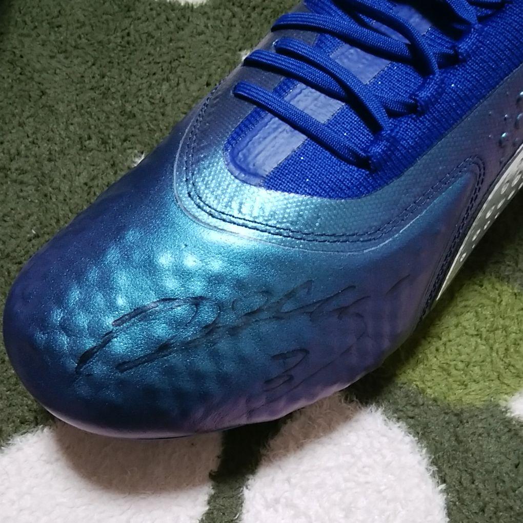 【特注品】選手支給スパイク　渡部博文　レノファ山口社長　PUMA