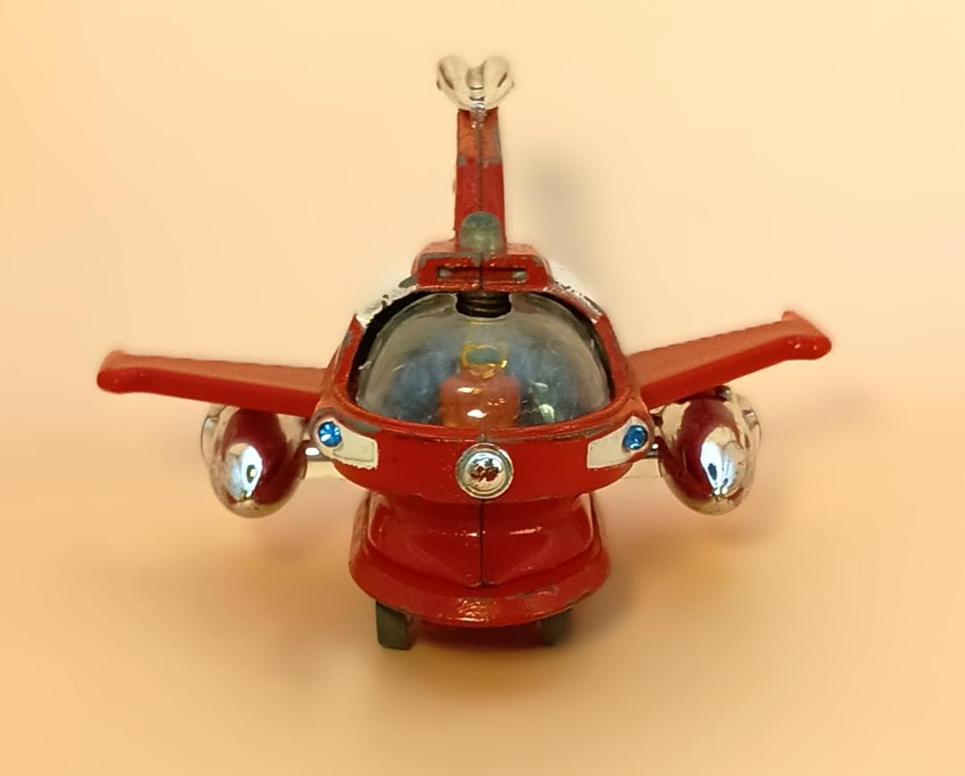 【昭和レトロ　レア品】超合金 ジェットパイルダー 赤ウィング