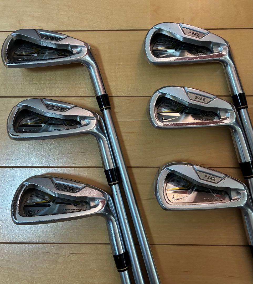 【最終価格】ナイキ　マッハスピードフォージドアイアン　6本　純正カーボン