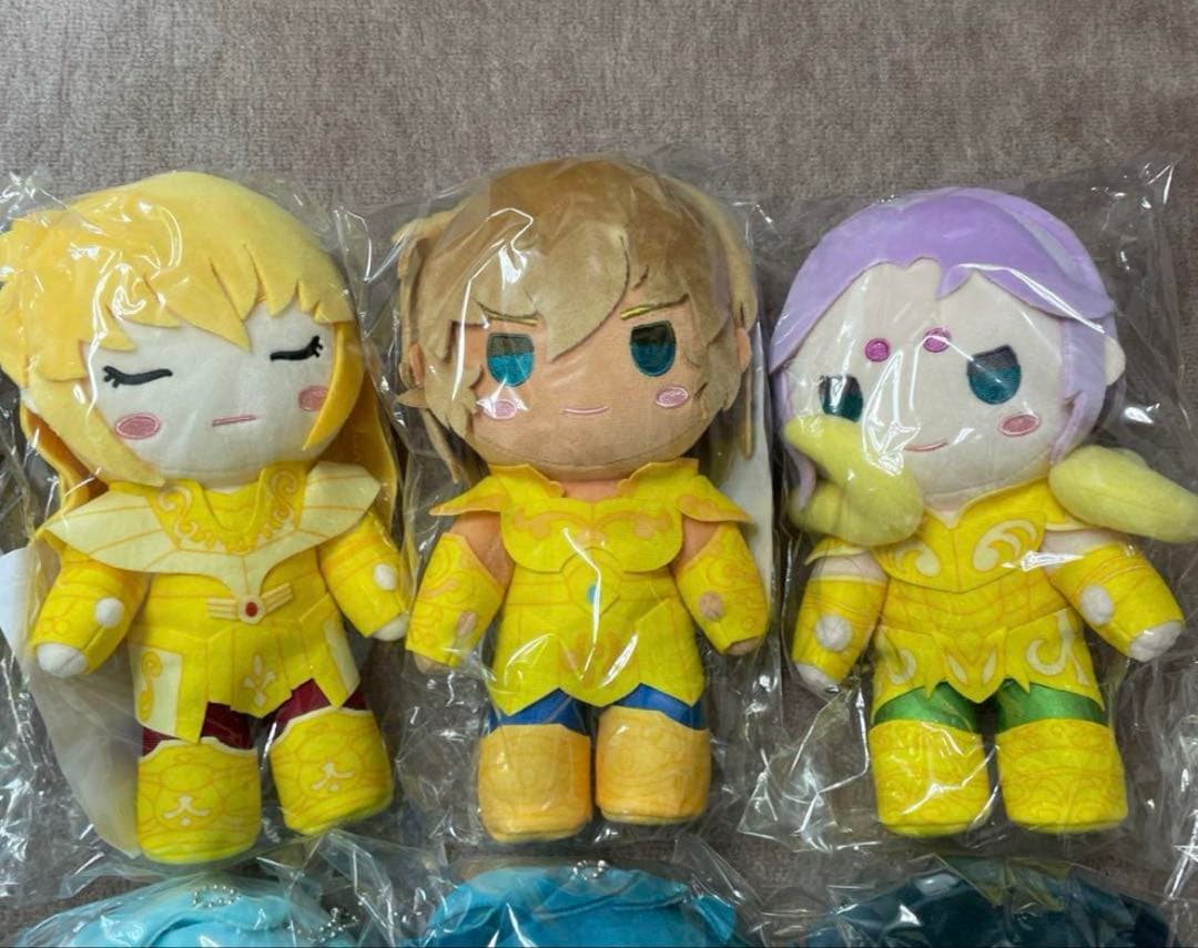 聖闘士星矢　フォルメイツ　あくちょん　ぬいぐるみ　黄金聖闘士　コンプリート