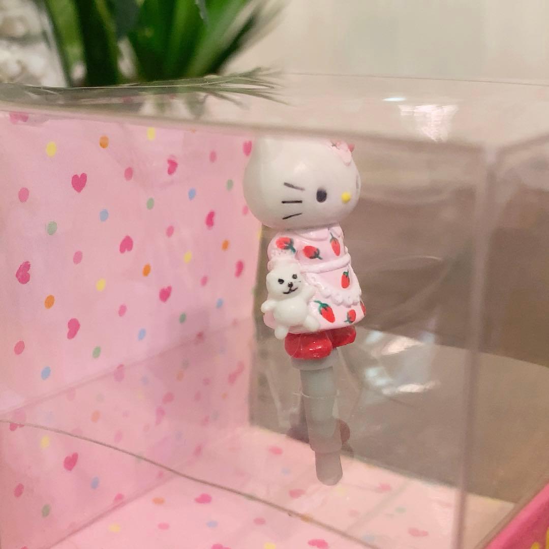 ★レア★ Hello kitty キティ　いちごドレス　プラグマスコット
