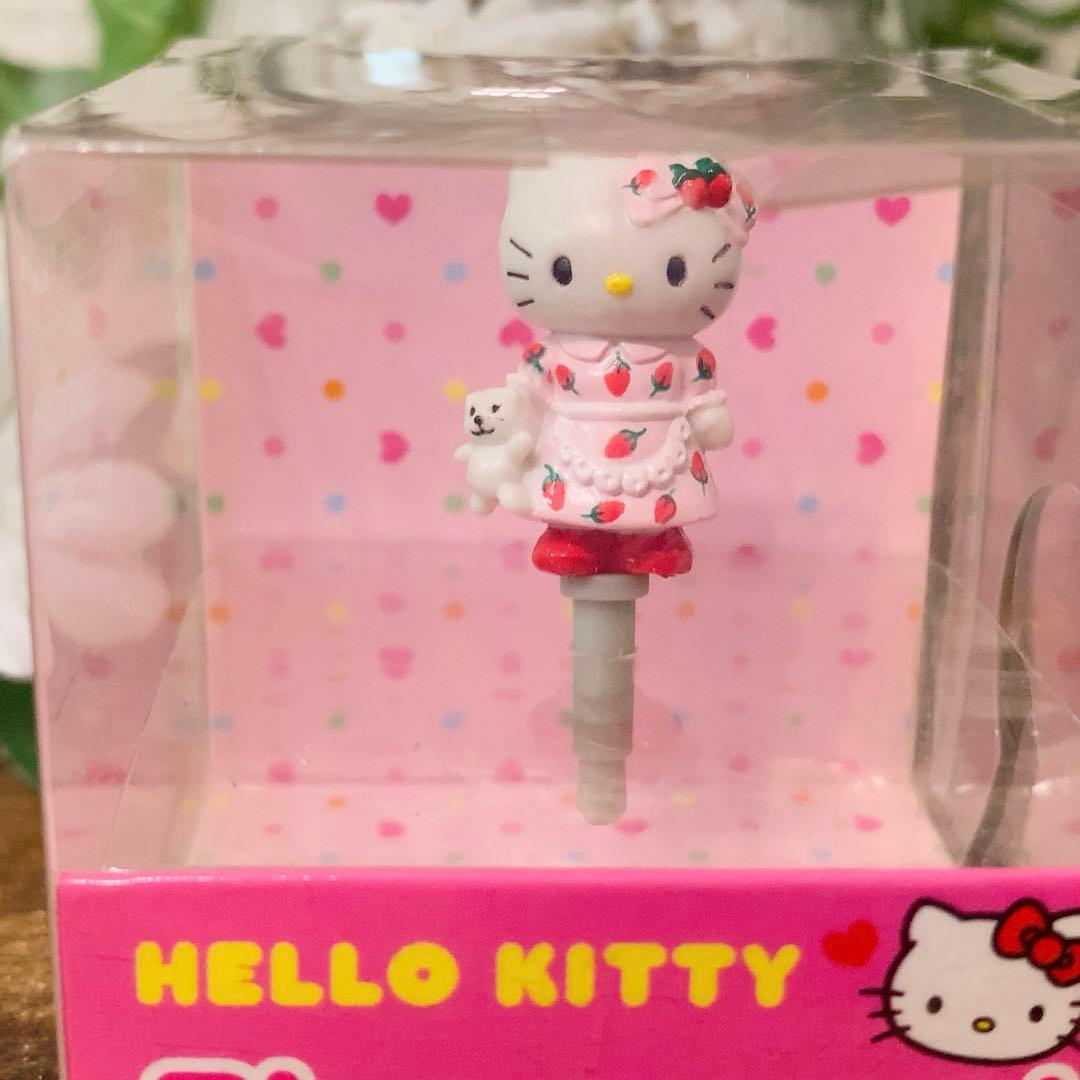 ★レア★ Hello kitty キティ　いちごドレス　プラグマスコット
