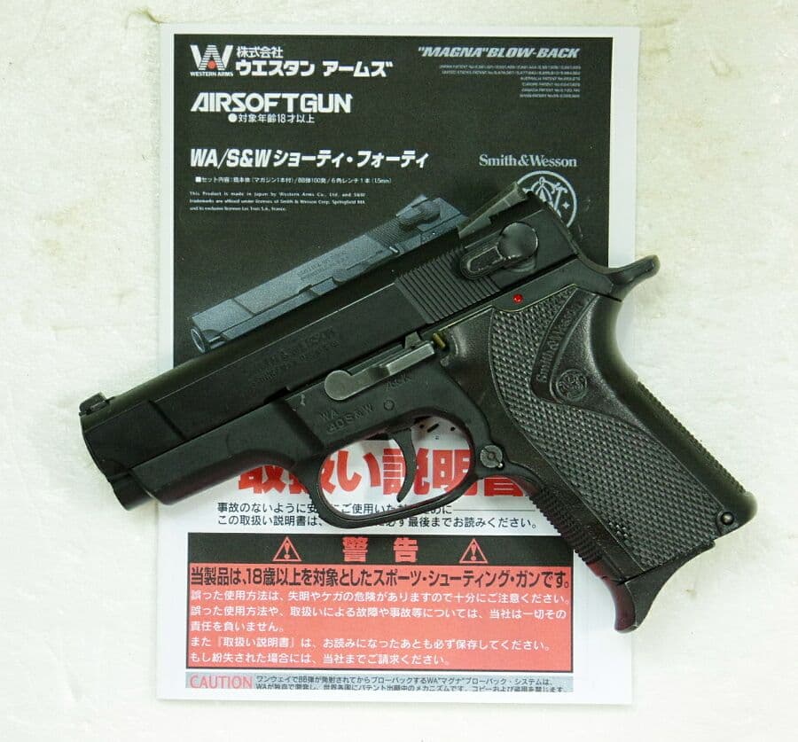 トイガン WESTERN ARMS SMITH & WESSON SHORTY.40