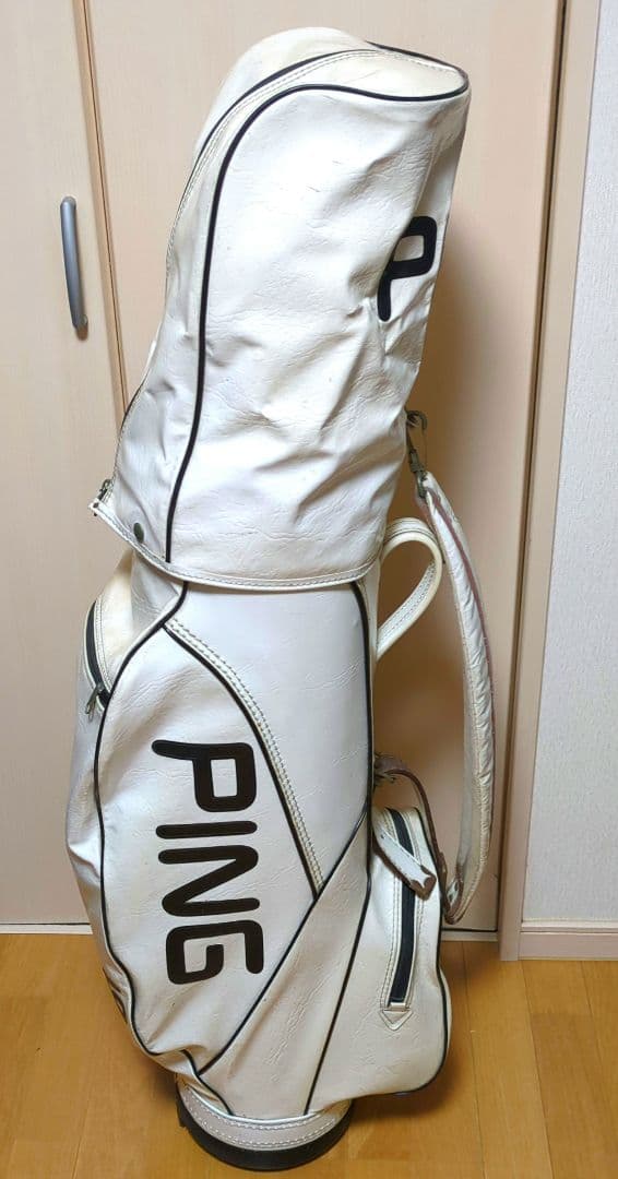 希少品‼️ヴィンテージPINGキャディバッグホワイト