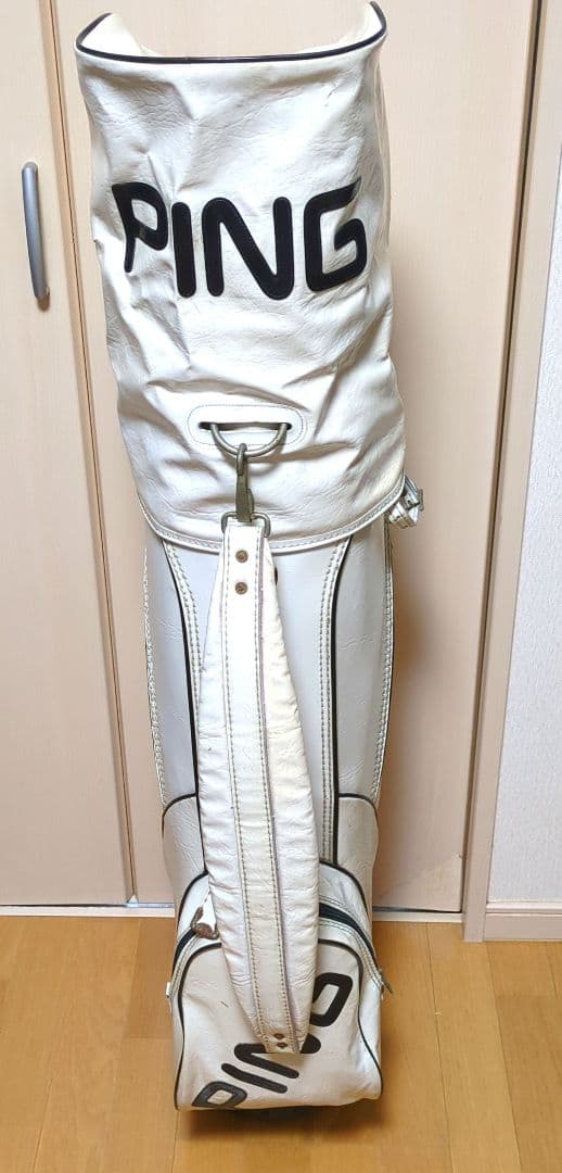 希少品‼️ヴィンテージPINGキャディバッグホワイト