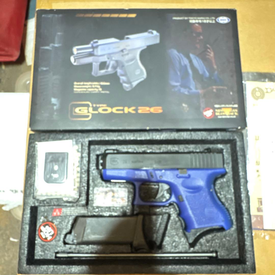 東京マルイ　グロック26　GLOCK 26　ブルー　青