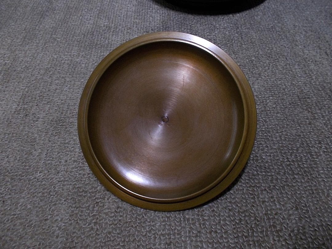 高岡銅器 唐銅風炉師 福島宗秀 唐銅 利休好 鬼面付 台子皆具 共箱 送料込み