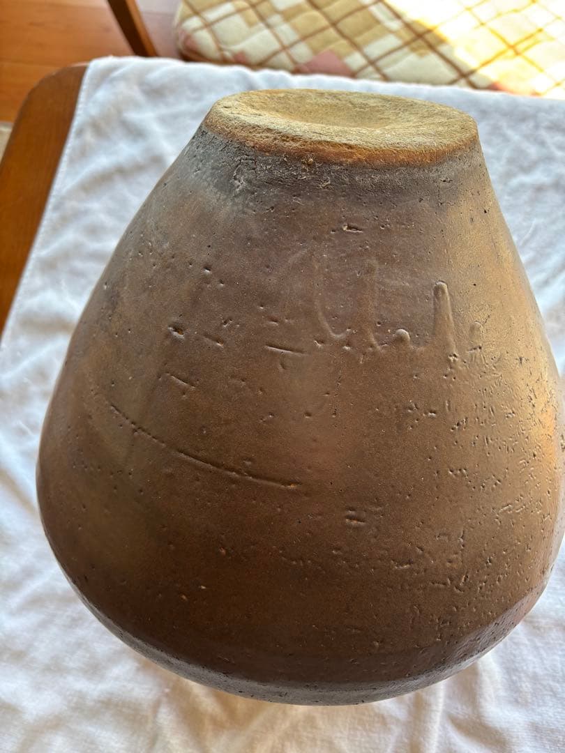 古備前　茶壺　 古民芸 　花瓶　置物飾り