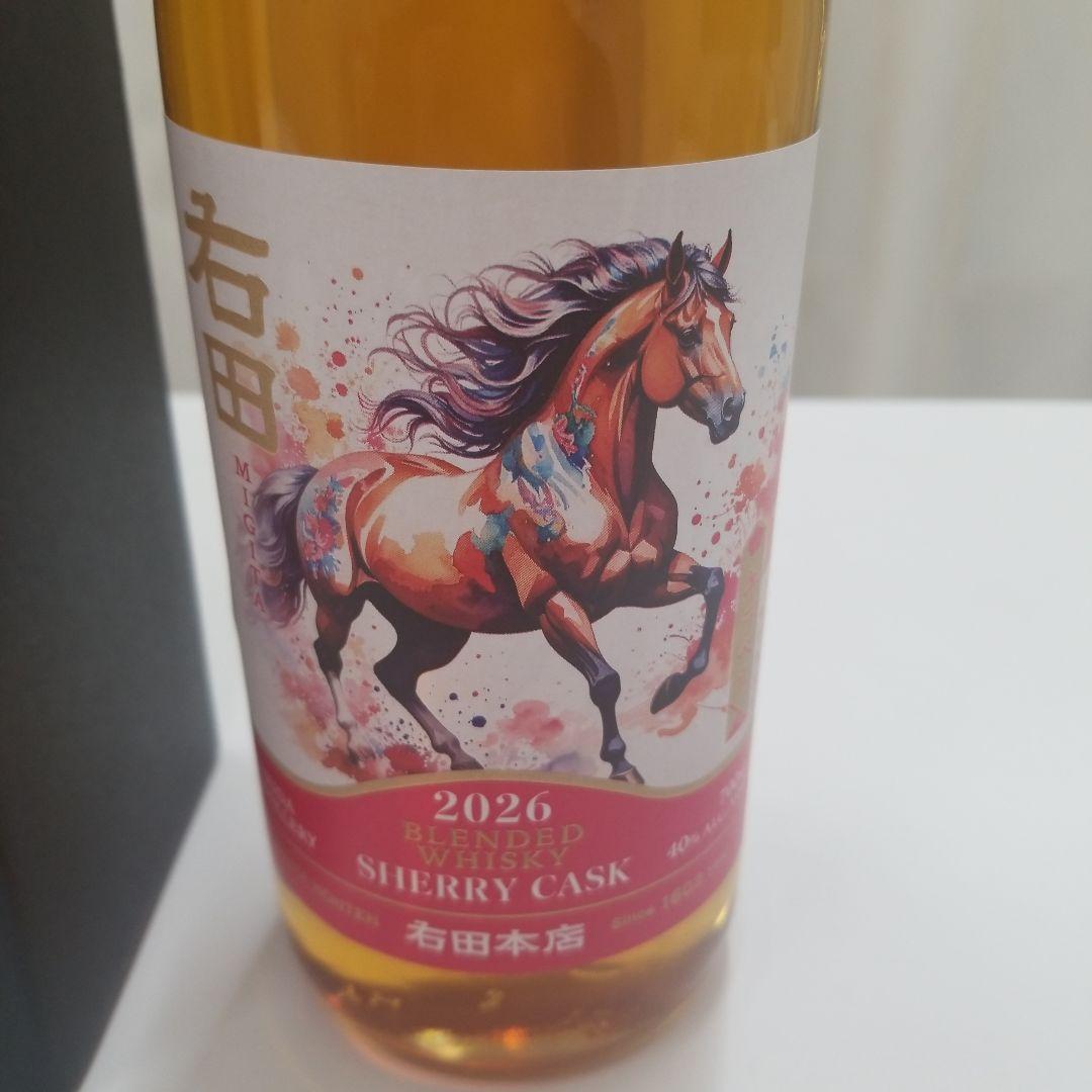 右田ウイスキー　島根県限定　午年ラベル　2026年限定デザイン