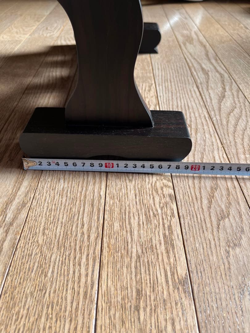 刀置き　武魂　黒檀　雲龍　座布団付き　アンティーク