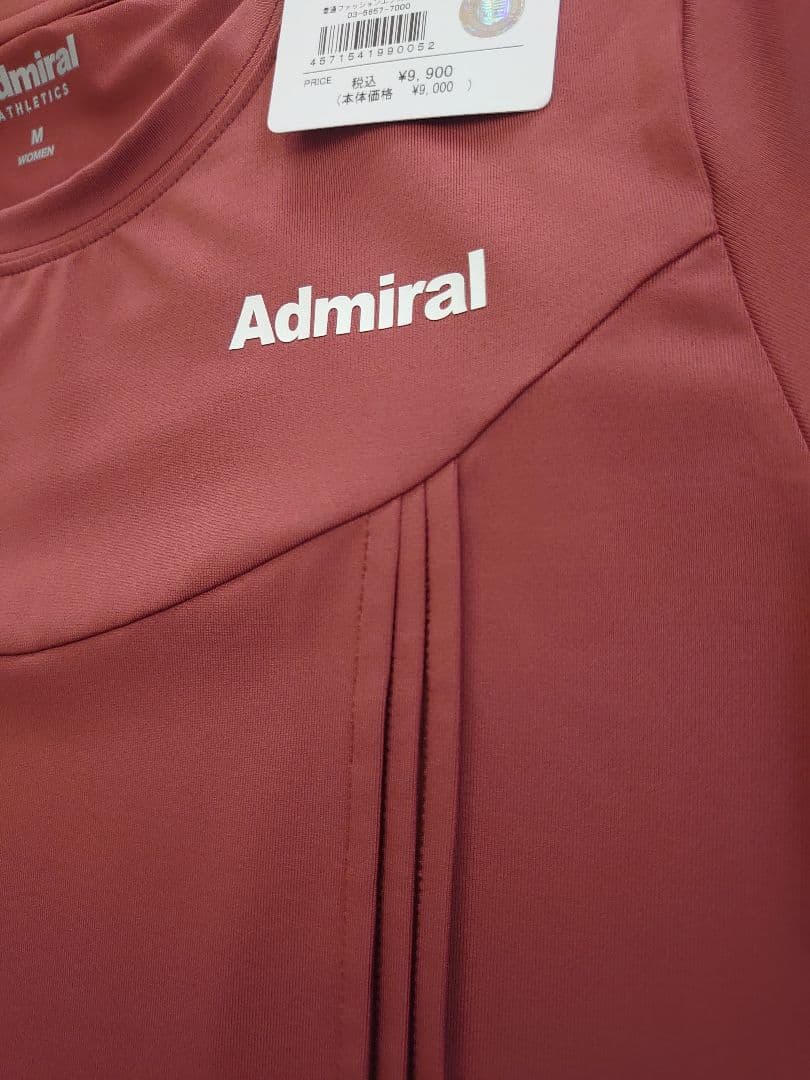 新品未使用　Admiral　レディスシャツ　ATLA543 RED Mサイズ
