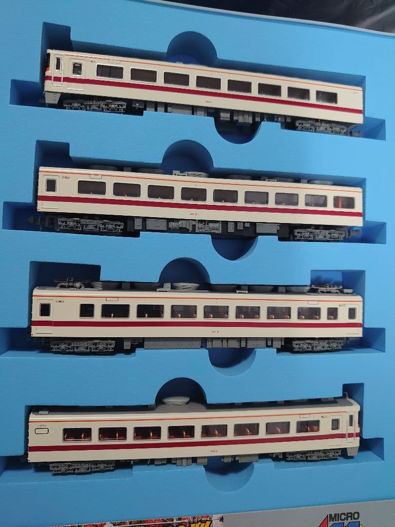 室内灯別売可 東武 350型 4連急行形 A 2097 マイクロエース